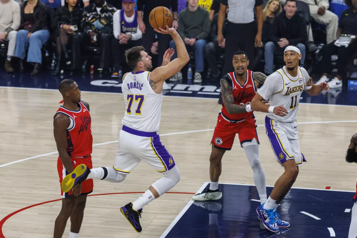 lakers clippers infortunio doncic
