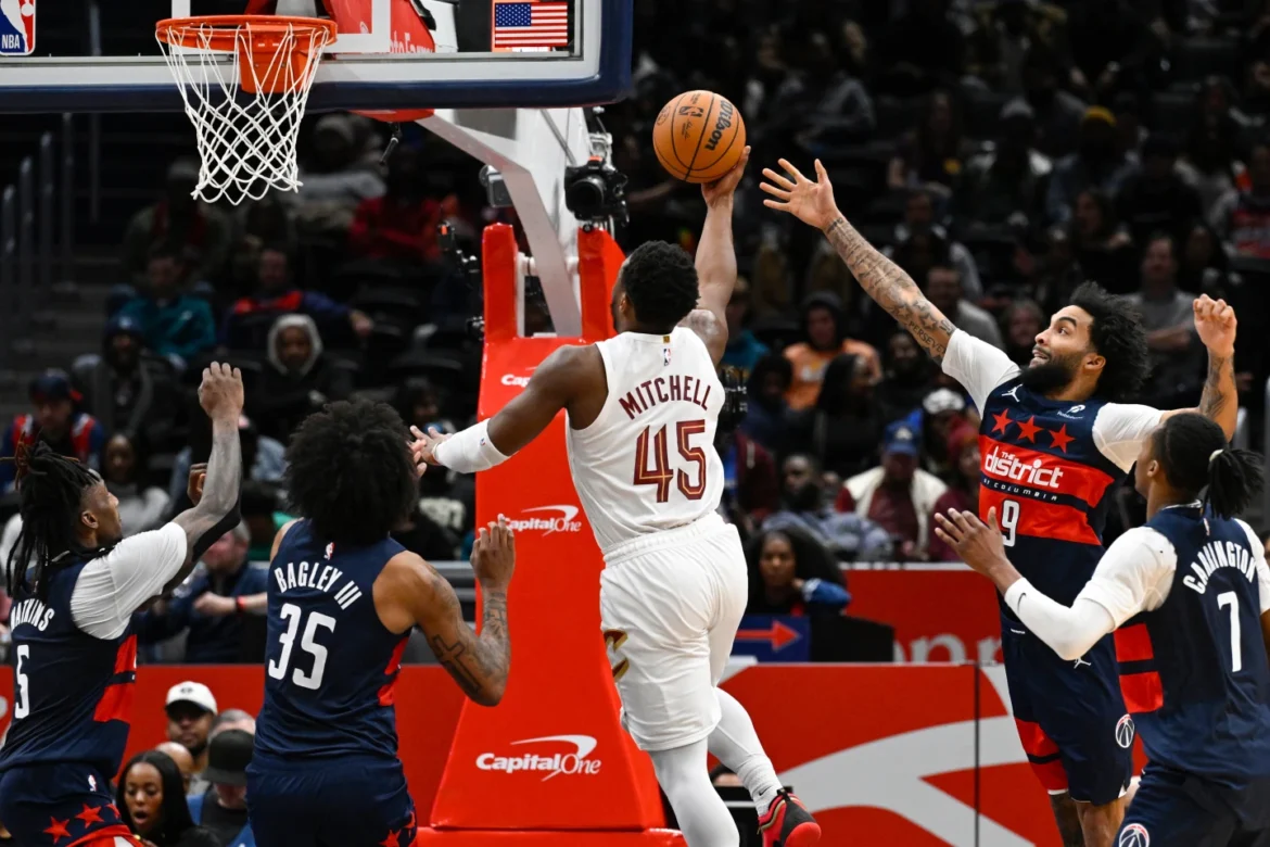 mitchell 25 punti quarto quarto wizards