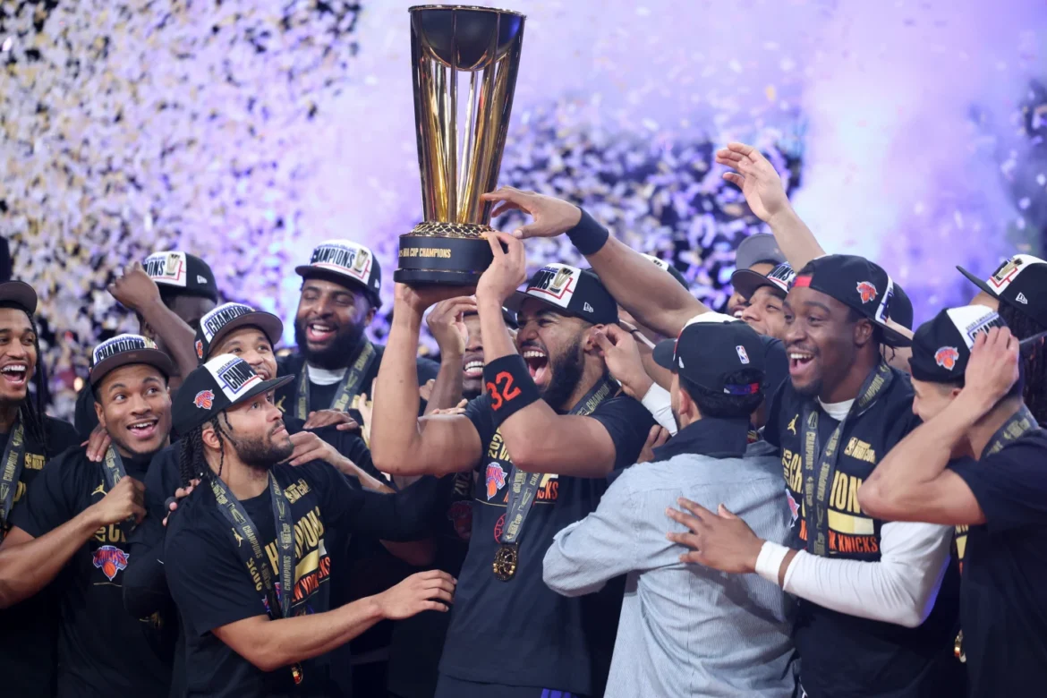 knicks banner nba cup