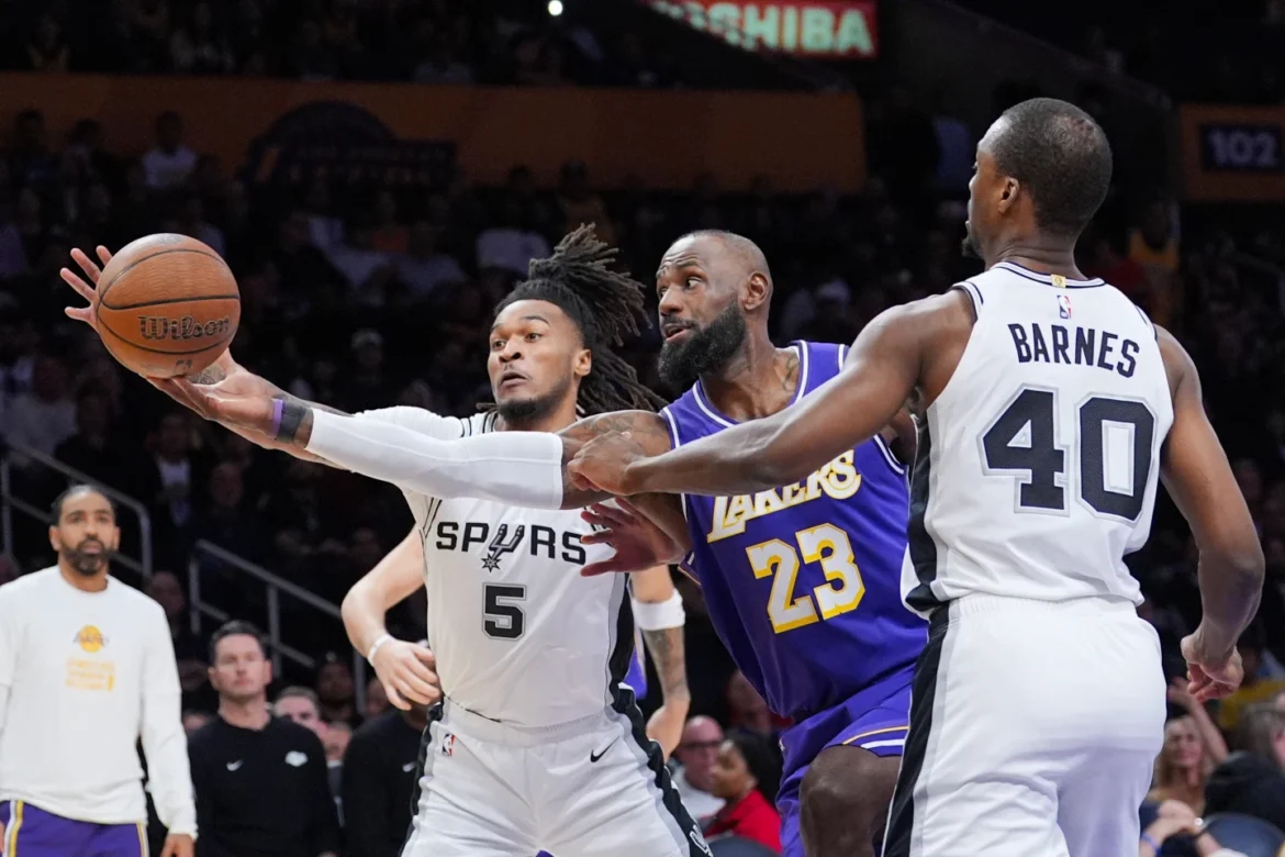 spurs lakers nba cup