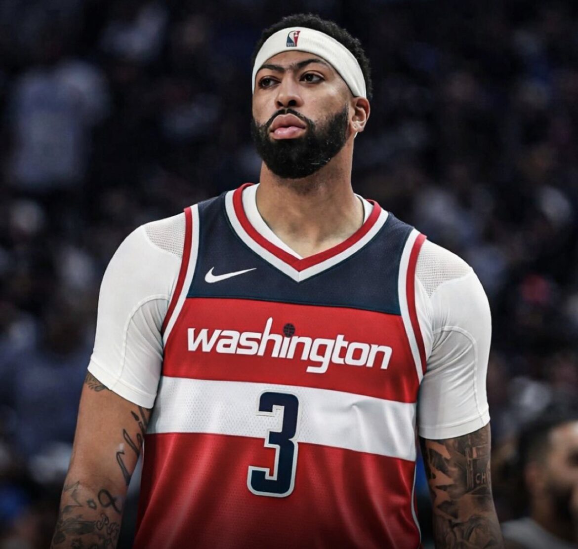 anthony davis in maglia wizards