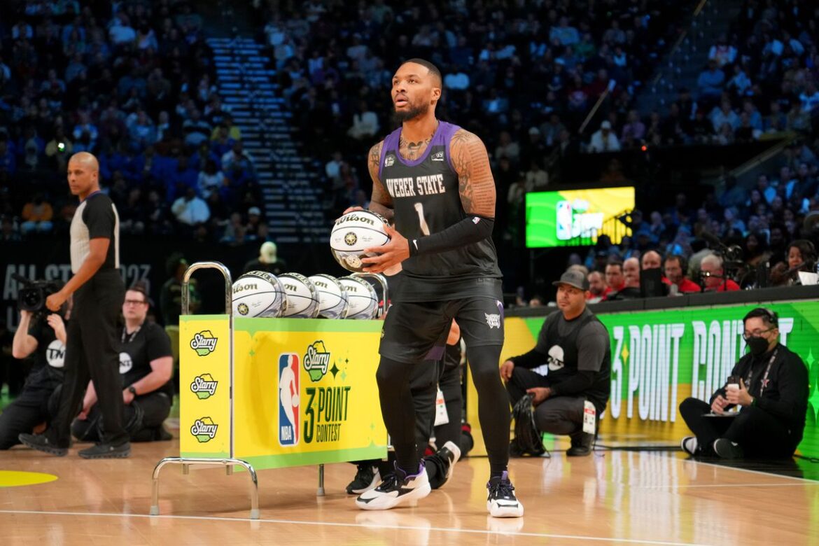 damian lillard gara tiro da tre punti