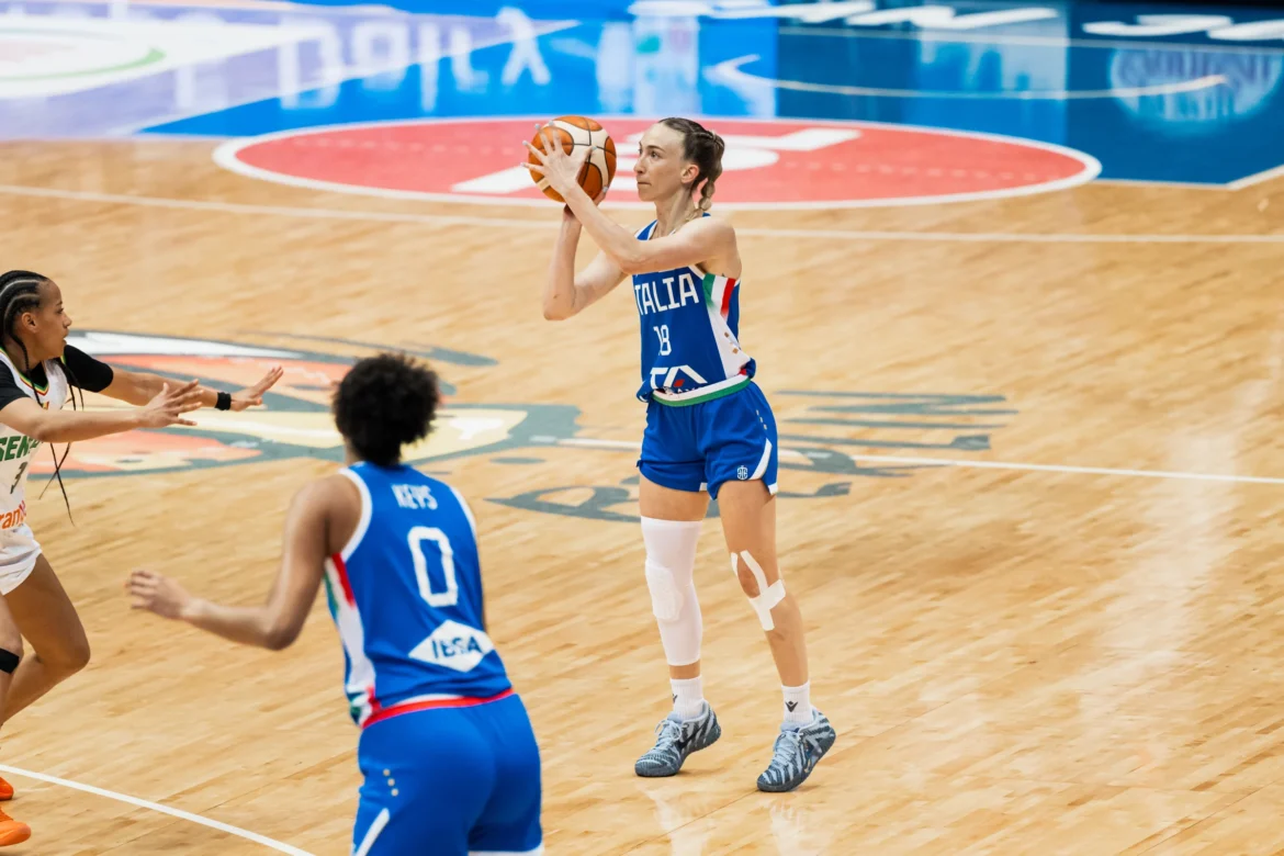 Mariella Santucci in Senegal - Italia @FIBA