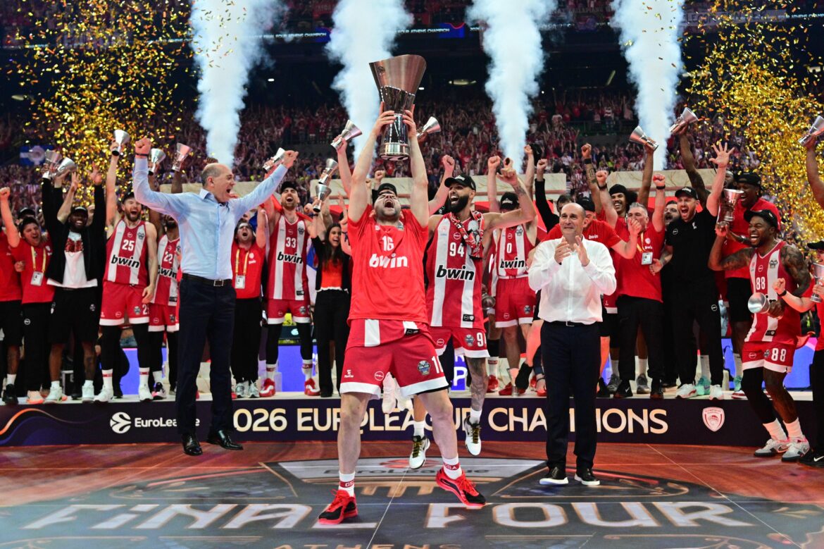 L'Olympiacos batte un grande Real Madrid e vince l'Euroleague