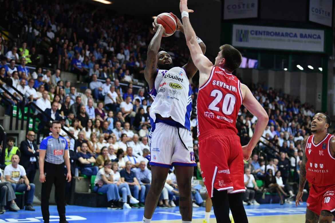 La Nutribullet Treviso fa festa nell'ultima di regular season contro Reggio Emilia