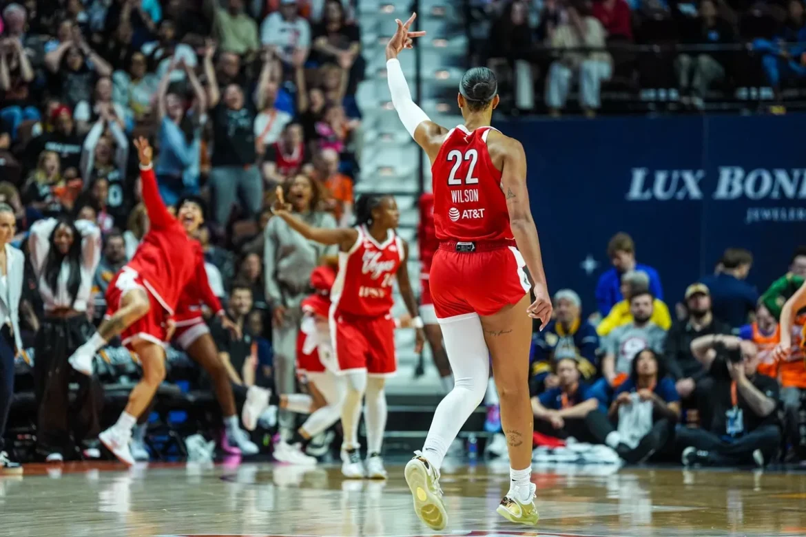 a'ja wilson 45 punti vs sun