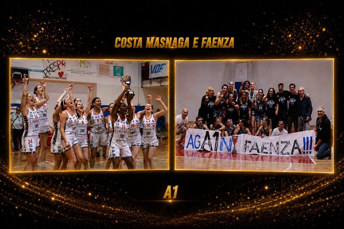 Costa Masnaga e Faenza promosse in Serie A1