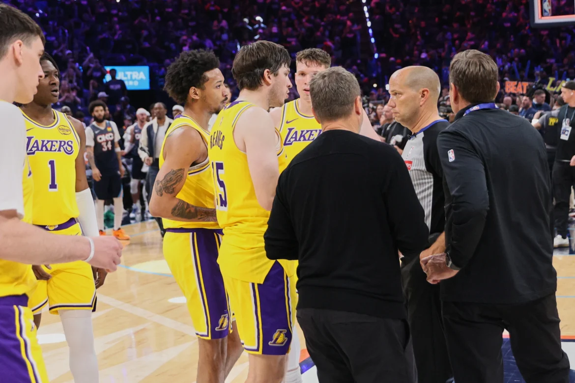 lakers gara 2 arbitri
