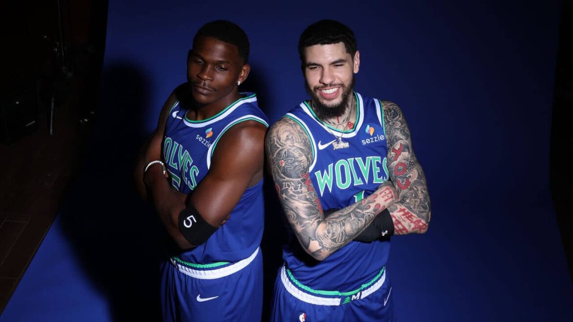 Minnesota Timberwolves duo: Anthony Edwards e Lamelo Ball